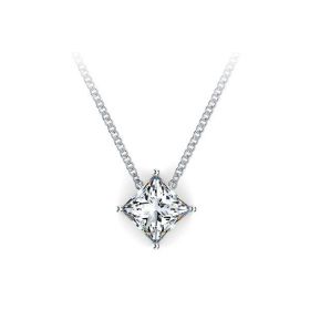 Laura diamond pendant white gold