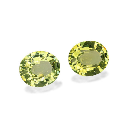 铜电气石 taille 椭圆形 青柠绿 4.36 carats