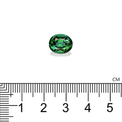 Ovale geslepen groene Paraiba-toermalijn van 3,72 karaat