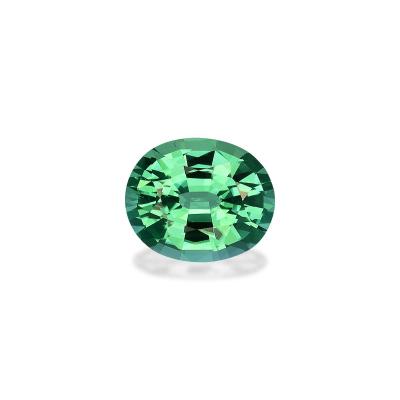 帕拉伊巴电气石 taille 椭圆形 绿色 2.93 carats