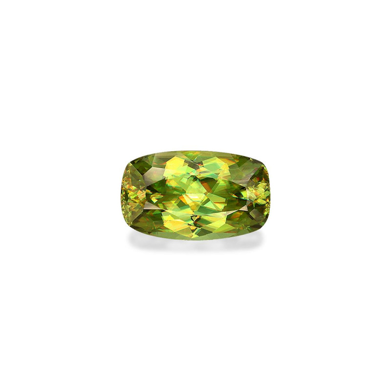 Esfena taille COUSSIN Lime Green 3.30 carats