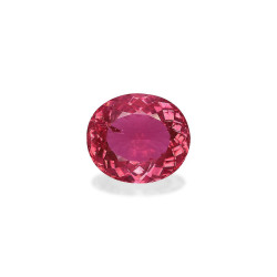 Ovale geslepen Fuchsia Roze Toermalijn van 6,34 karaat