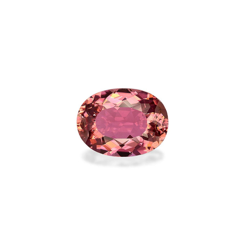 粉红碧玺 taille 椭圆形 泡泡糖粉红色 3.84 carats