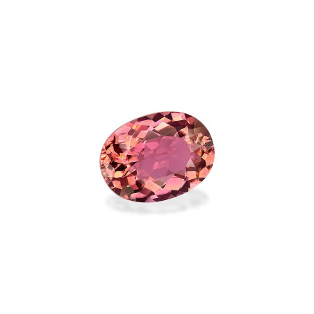 粉红碧玺 taille 椭圆形 泡泡糖粉红色 3.84 carats