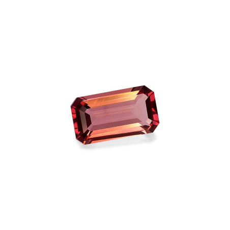 RECTANGULAR-cut Pink Tourmaline Flamingo Pink 3.51 carats