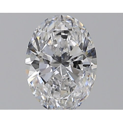 الماس على شكل بيضاوي بوزن قيراط واحد