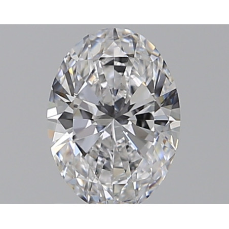 الماس على شكل بيضاوي بوزن قيراط واحد