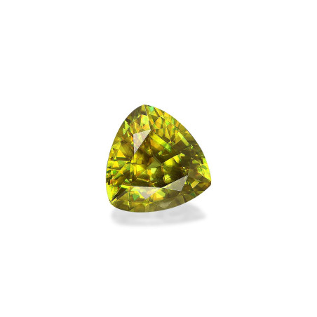 Esfena taille Trilliant  7.28 carats
