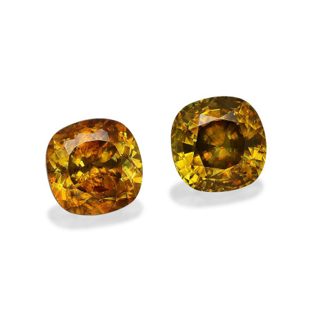 CUSHION-cut Sphene  6.48 carats