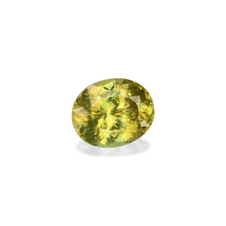 Esfena taille OVALE Lime Green 4.18 carats