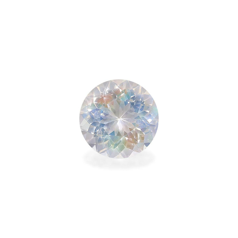 rainbow moonstone الحجم دائري أبيض 4.91 