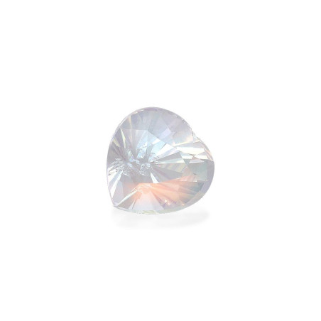 HEART-cut rainbow moonstone White 1.97 carats
