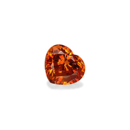 HEART-cut spessartite Mandarin Orange 5.26 carats
