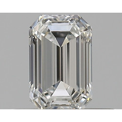 الماس على شكل الزمرد بوزن 0.31 قيراط