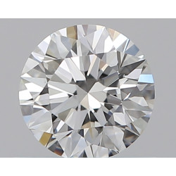 الماس بشكل دائري بوزن 0.5 قيراط