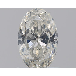 الماس على شكل بيضاوي بوزن 0.9 قيراط