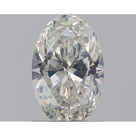 الماس على شكل بيضاوي بوزن 0.9 قيراط