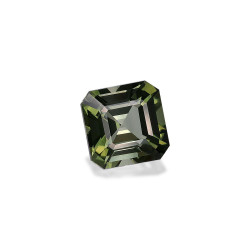 Tourmaline Verte taille CARR&Eacute; Forest Green 6.01 carats