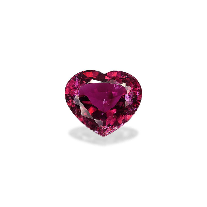 HEART-cut Pink Tourmaline Fuscia Pink 12.12 carats