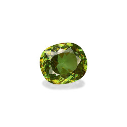 Sphene kussen geslepen Lime Groen 7,35 karaat