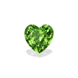 橄榄石 taille 心脏 青柠绿 9.78 carats