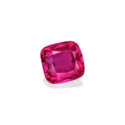 Rubelliet kussen gesneden Fuchsia Roze 2,72 karaat