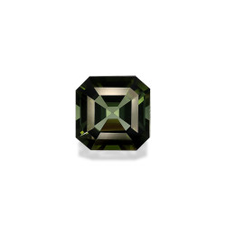 方形苔绿色碧玺石6.93克拉