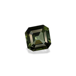 Vierkant geslepen groene toermalijn Moss Green 6.93 karaat