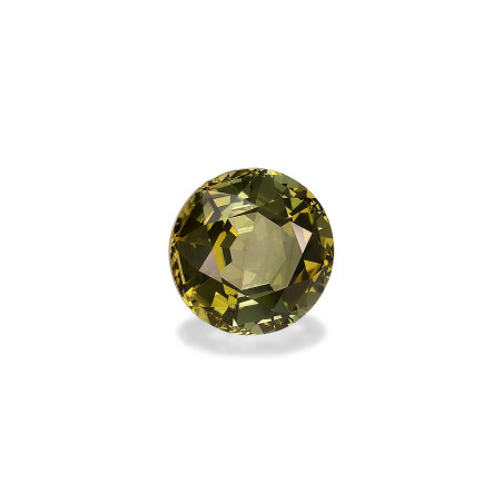 ROUND-cut Yellow Tourmaline Lemon Yellow 4.25 carats