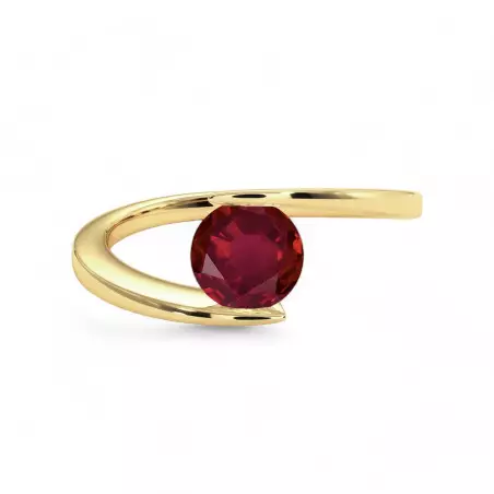 Eternal Solitaire Natural Ruby Ring
