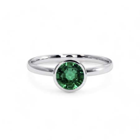 Solitaire Chloe Natuurlijke Smaragd