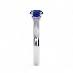 Celinni خاتم سوليتير يلانَا مع الياقوت الأزرق الطبيعي – سوليتير