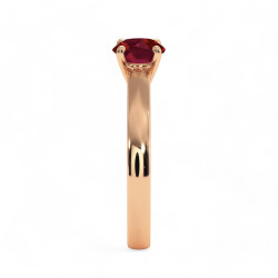 Celinni خاتم سوليتير يلانـا مع الياقوت الطبيعي - سوليتير