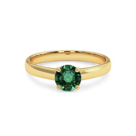 Ylana Solitaire Ring Natural Emerald