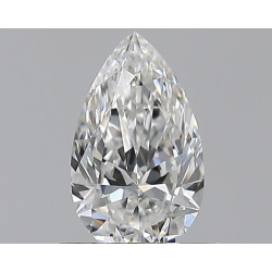 الماس على شكل كمثرى بوزن 0.46 قيراط