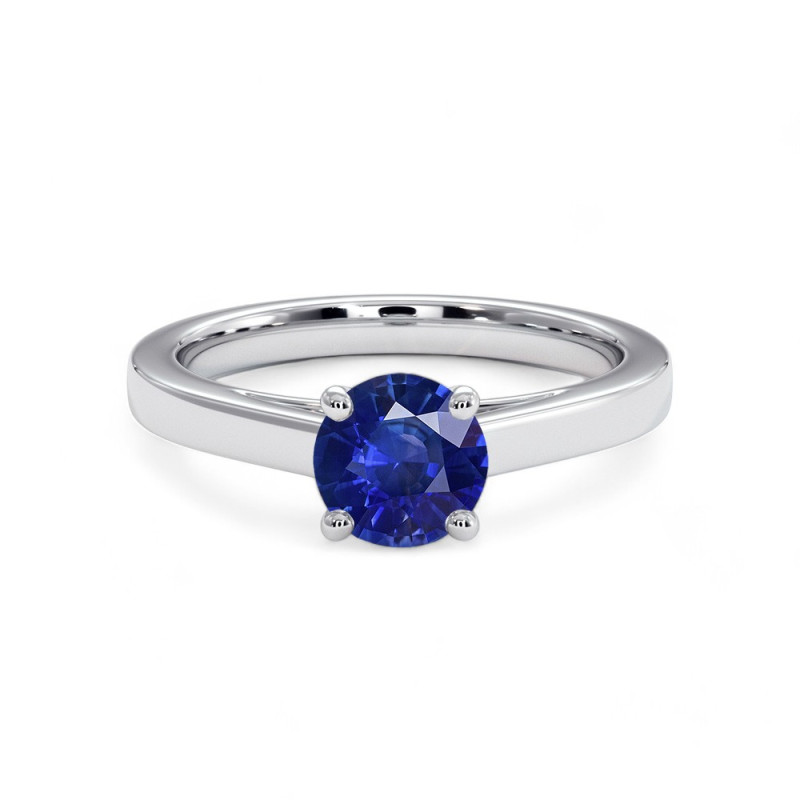 Anillo Solitaire Rose De Ma Vie Zafiro