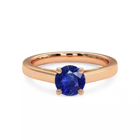 Rose De Ma Vie Solitaire Sapphire