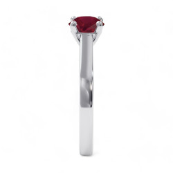 Celinni - مع الياقوت الأحمر Rose de ma vie خاتم سوليتير