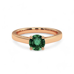 Celinni - مع الزمرد Rose de ma vie خاتم سوليتير