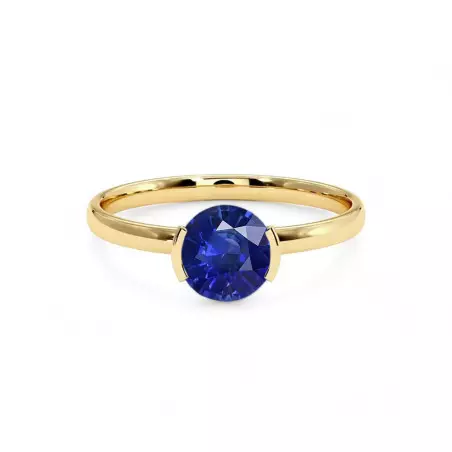 Reine Natural Sapphire Solitaire Ring