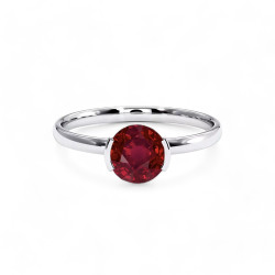 Solitaire Ring Reine met...