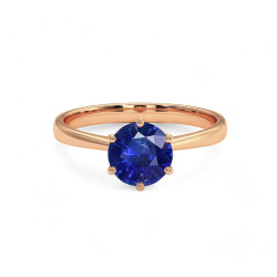 Celinni - الياقوت الأزرق الطبيعي Celinni 1968خاتم سوليتير