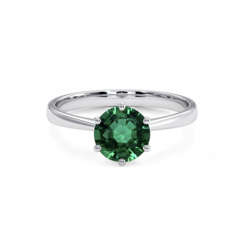 Celinni - الزمرد الطبيعي Celinni 1968 خاتم سوليتير