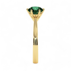 Celinni - الزمرد الطبيعي Celinni 1968 خاتم سوليتير