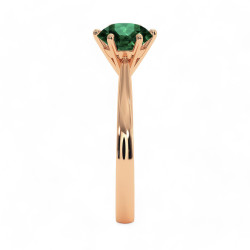 Celinni - الزمرد الطبيعي Celinni 1968 خاتم سوليتير