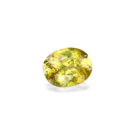 OVAL-cut Sphene Lime Green 1.91 carats