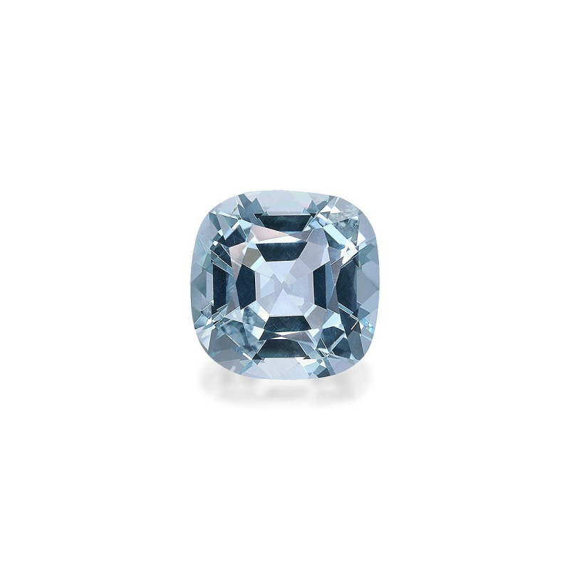 CUSHION-cut Aquamarine Sky Blue 2.96 carats