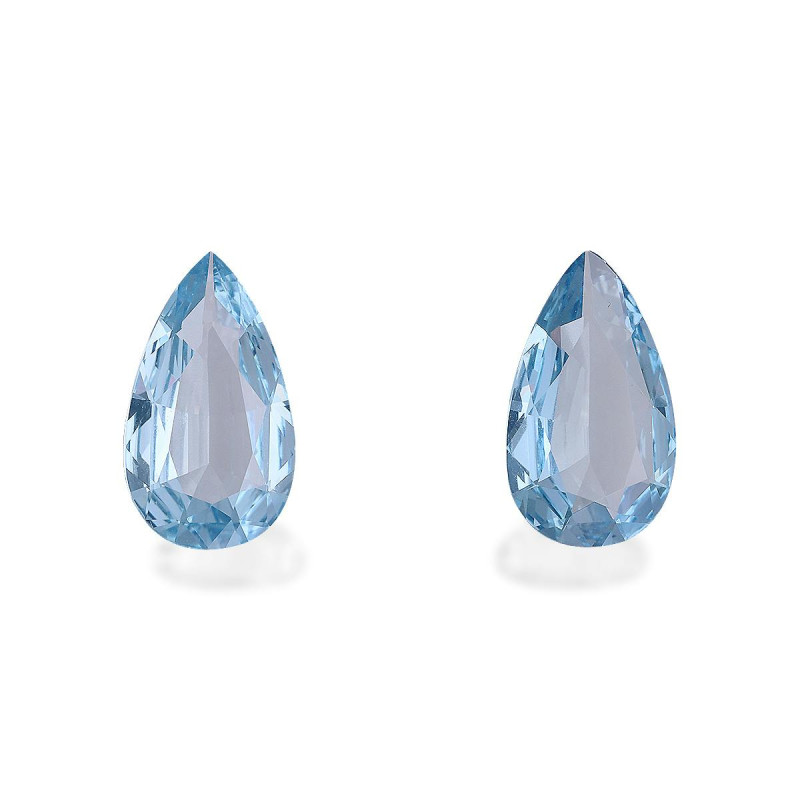 Aquamarin lengte Birne Blau 5.07 karaten