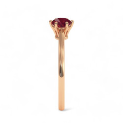 Celinni - الياقوت الأحمر الطبيعي Anna خاتم سوليتير