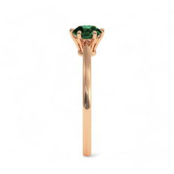 Celinni - بالزمرد الطبيعي Anna خاتم سوليتير